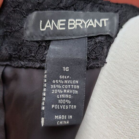 Black Lace Midi Dress Sz 16 Sleeveless Lined Cocktail Party Elegant Whimsigoth - Picture 8 of 8